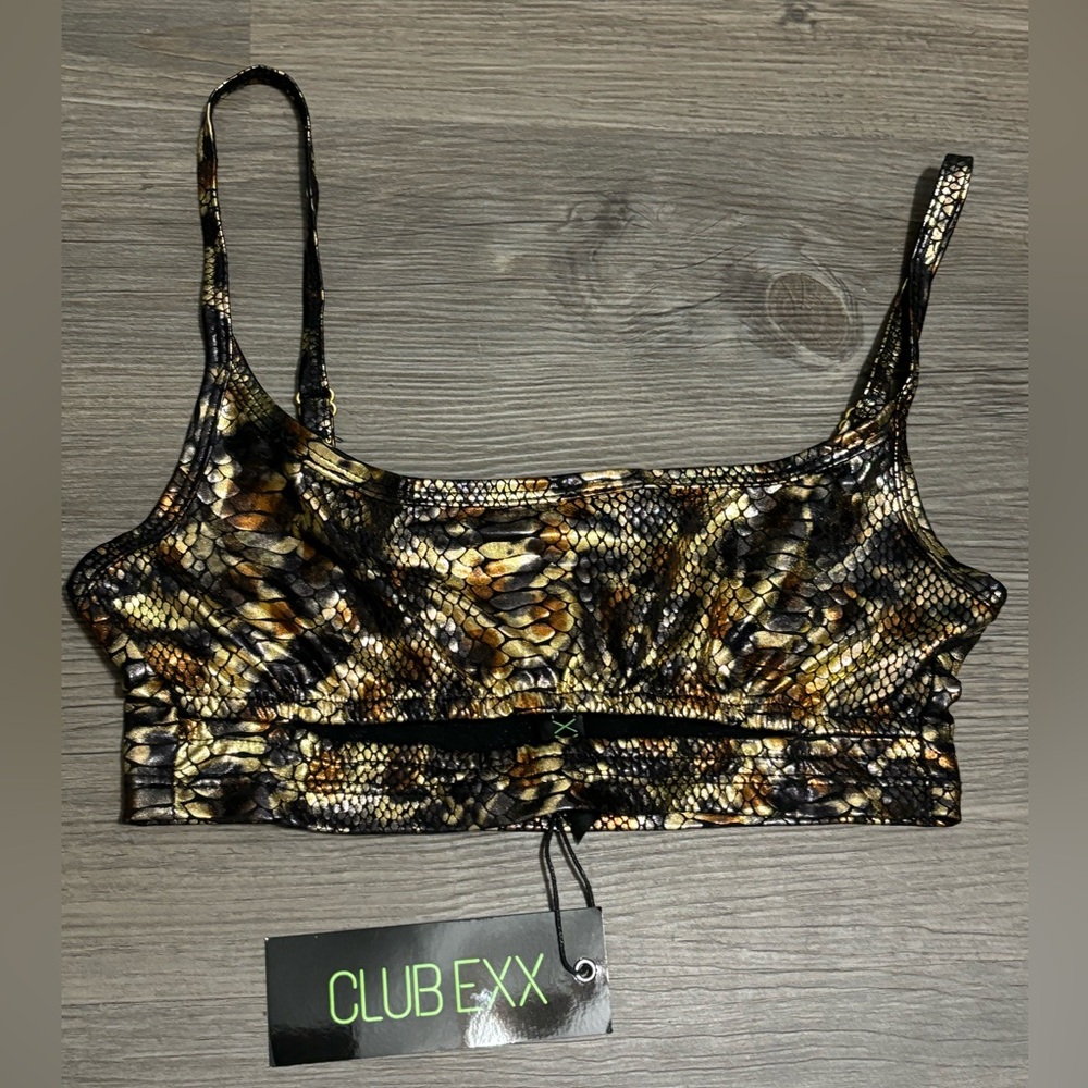 NWT Dolls Kill / Club Exx Feral Instincts Cut-Out Top
